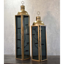 Load image into Gallery viewer, Large Morning Song Lantern with Smoky Glass | DCH