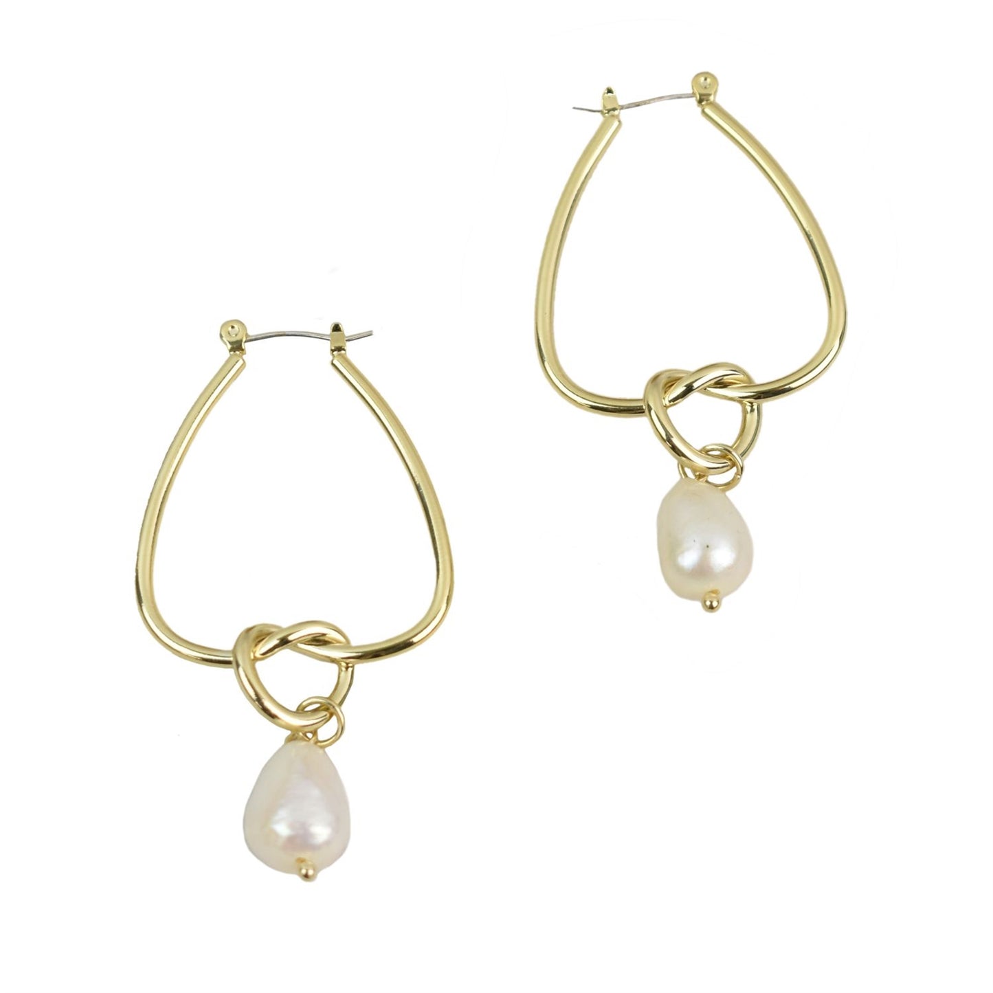 Annabelle Gold Pearl Drop Earrings