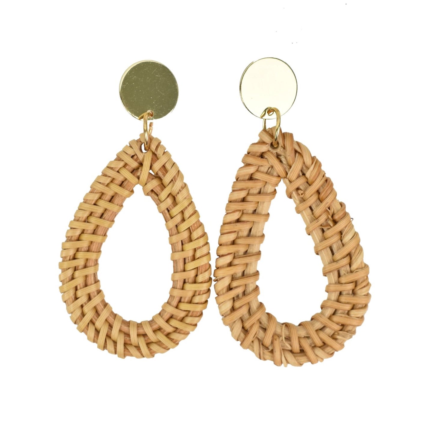 Eliza Rattan Earrings