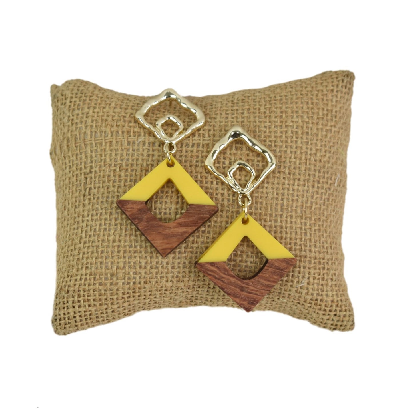 Kathy Earrings in Yellow