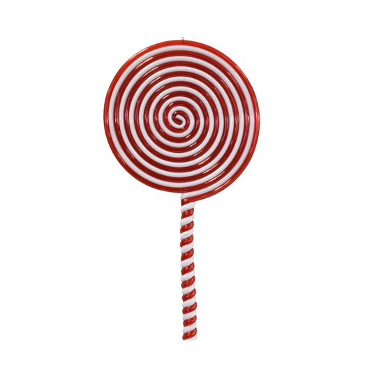 Peppermint Lovers Dream Lollipop 14" in Red White | YKC22