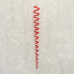Spiral Red Ornament 36" | YKC22