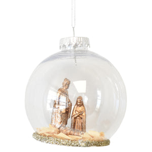 Nativity Ornament Joseph, Mary, and Jesus 4" | YKC22