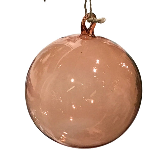 Glass Chrome Finish Ball Ornament 4''-Copper | SB