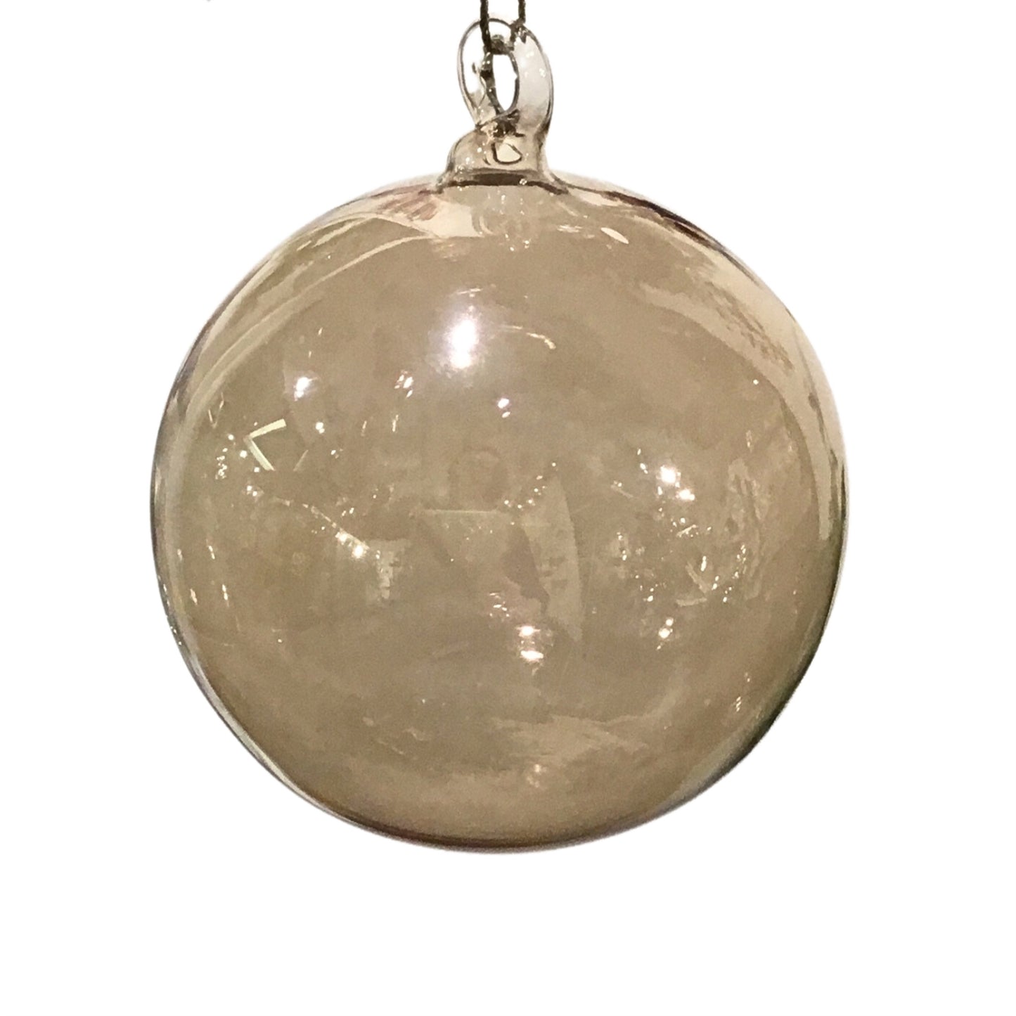 Smokey Glass 3' Ball Ornaments (Set of 4) | SB