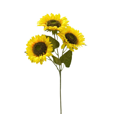 Sunset Meadows Sunflower Spray x 3 - Yellow  | YS