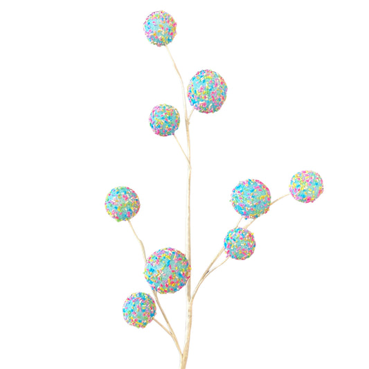 Sprinkled Cake Pop Ball Spray 28” - Blue | KS