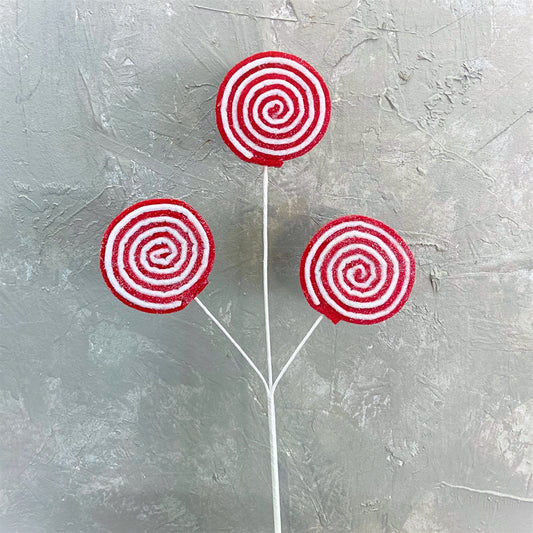 Mini Lollipop Pick 12” - Red | KS