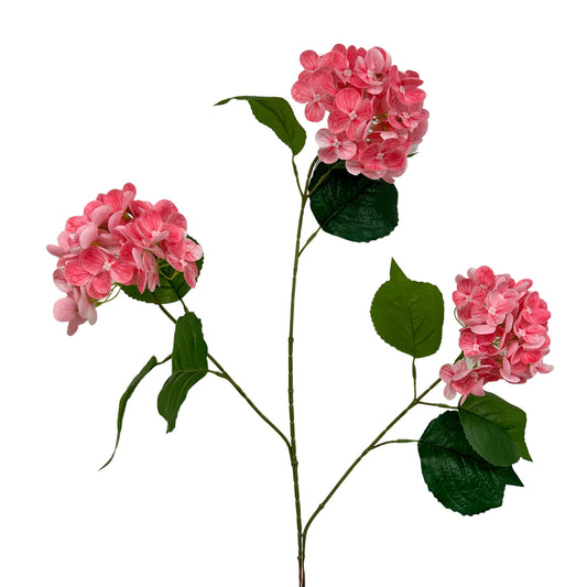 Fresh Touch Hydrangea Spray x 3 - Pink - 34" | YSE
