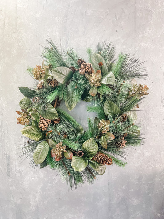 30” Evergreen Every Day Wreath (Custom Order)
