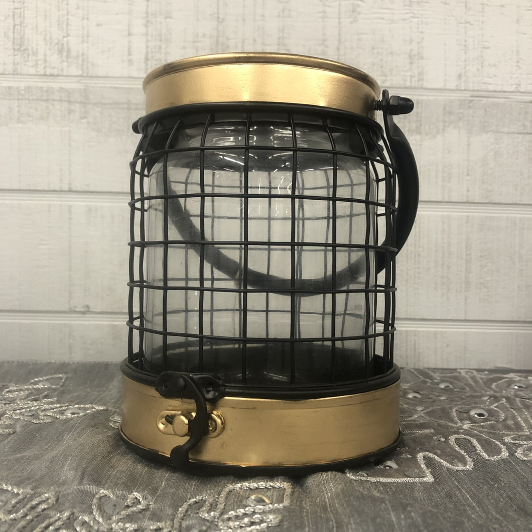 Small Gold/Black Ship Wright Lantern