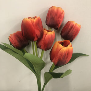 16.5" Tulip Bush in Orange | YS