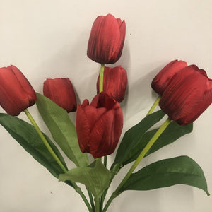 16.5" Tulip Bush in Red | YS