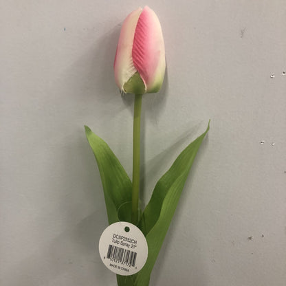 21.25" Tulip Spray in Champagne | YS