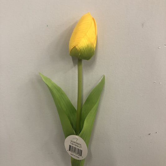 21.25" Tulip Spray in Yellow | YS